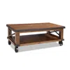 Intercon Taos Coffee Table W/casters Multi Colored Brown Canyon Finish