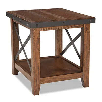 Intercon Taos End Table, Multi Colored Brown Canyon Finish