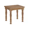 Intercon Turned Leg End Table, 22x26 In Sandwash