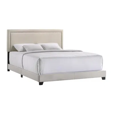 Intercon Zion King Uph Bed In Zion Fog Fabric