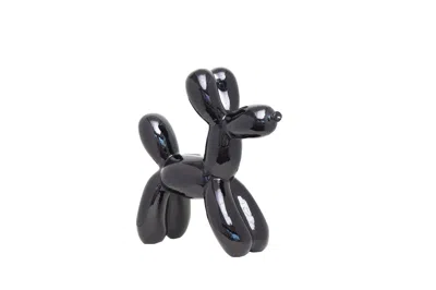 Interior Illusion Plus Interior Illusions Plus Black Ceramic Dog Piggy Bank - 12" Tall