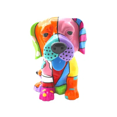 Interior Illusion Plus Interior Illusions Plus Dollar Sign Pet Dog With Blue Tongue - 8" Tall