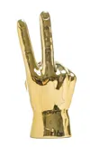 Interior Illusion Plus Interior Illusions Plus Gold Peace Hand Wall Mount - 9" Tall