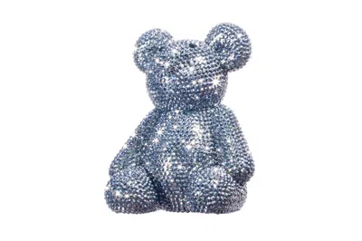 Interior Illusion Plus Interior Illusions Plus Graphite Rhinestone Bear Bank - 8" Tall In Gray