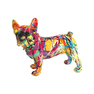 Interior Illusion Plus Interior Illusions Plus Vivid French Bulldog Ears Up - 9.5" Long In Multi