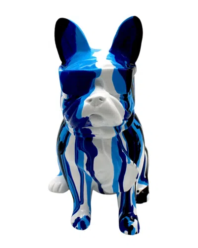 Interior Illusions Plus Blue Graffiti Dog With Glasses