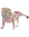 Interior Illusions Plus Expressionist Bull Dog With Leg Up In Multi
