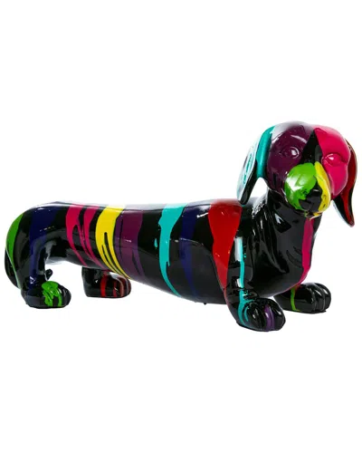 Interior Illusions Plus Expressionist Dachshund In Multi