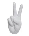 Interior Illusions Plus Peace Hand Wall Mount In White
