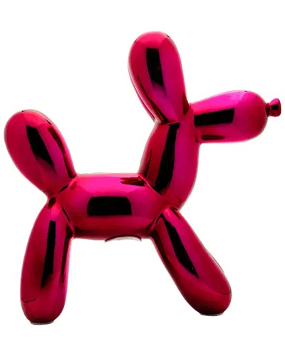 Interior Illusions Plus Plum Balloon Dog Bank In Pink