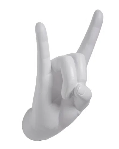 Interior Illusions Plus Rock On Hand Wall Mount In White