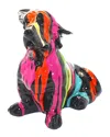 Interior Illusions Graffiti Windy Sitting Puppy Statue