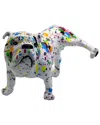 INTERIOR ILLUSIONS INTERIOR ILLUSIONS PLUS SPLATTER FRENCH BULLDOG WITH LEG UP