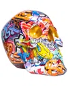 Interior Illusions Plus Street Art Skull - 10.5 Long In Multicolor