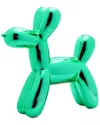Interior Illusions Plus Teal Mini Balloon Dog Bank In Teal
