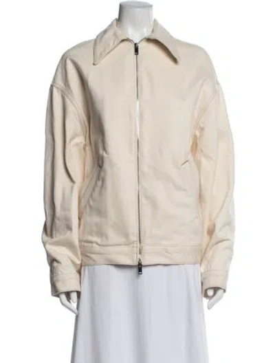 Pre-owned Interior Jacket In Neutrals