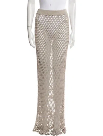 Pre-owned Interior Long Skirt In Neutral