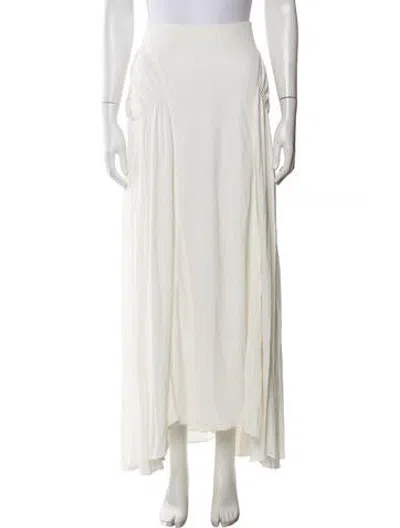 Pre-owned Interior Long Skirt In White