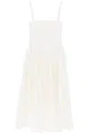 Interior The Ira Flared Maxi Dress In Bianco