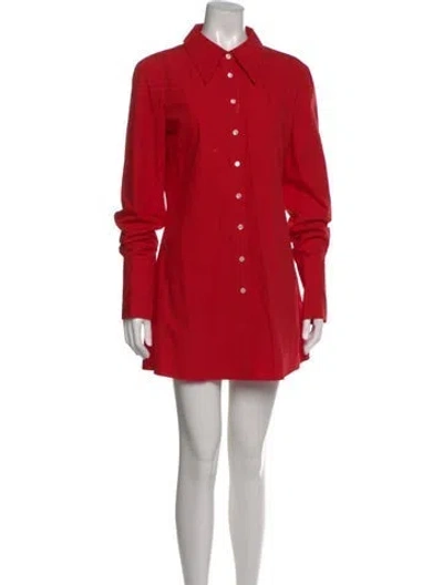 Pre-owned Interior Mini Dress In Red