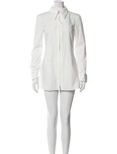 Pre-owned Interior Mini Dress In White
