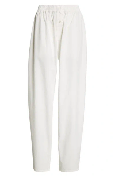 Interior Nicola Boxer Cotton Pants In White