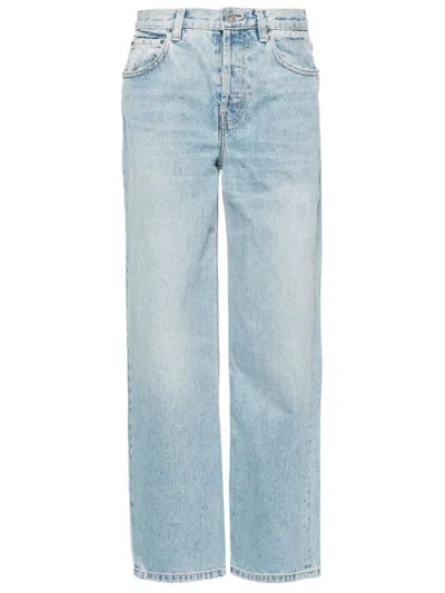 Interior The Remy Slouchy Wide Leg Jeans In Blue