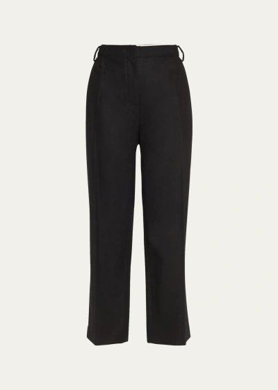 Interior The Ren Pleated Trousers In Black