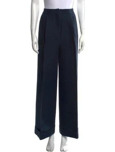 Pre-owned Interior Wide Leg Pants In Blue