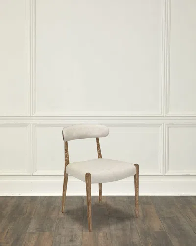 Interlude Home Adeline Vegan Leather Dining Side Chairs, Set Of 2 In White