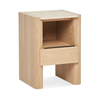 Interlude Home Arden Small Bedside Chest In Brown
