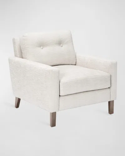 Interlude Home Aventura Chair In Gray Velvet
