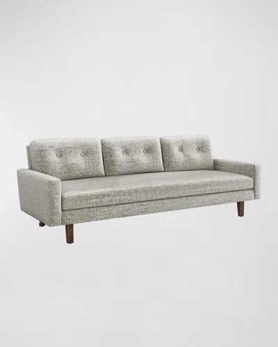 Interlude Home Aventura Sofa 93" In Gray