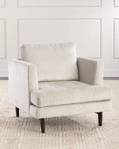Interlude Home Ayler Chair In White
