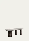 Interlude Home Becket Dining Table In Cliffside Grey, C