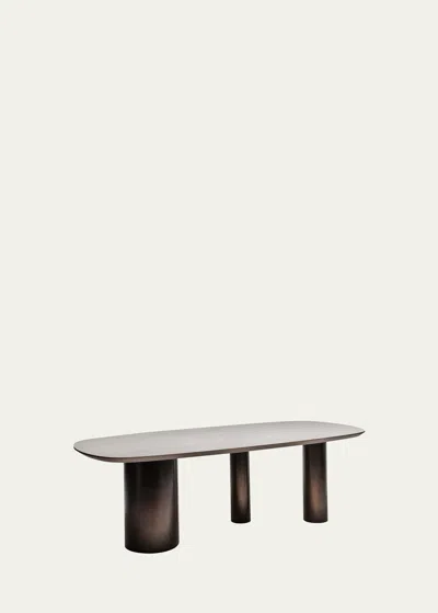Interlude Home Becket Dining Table In Cliffside Grey, C