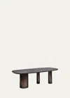 Interlude Home Becket Dining Table In Coffee, Classic B