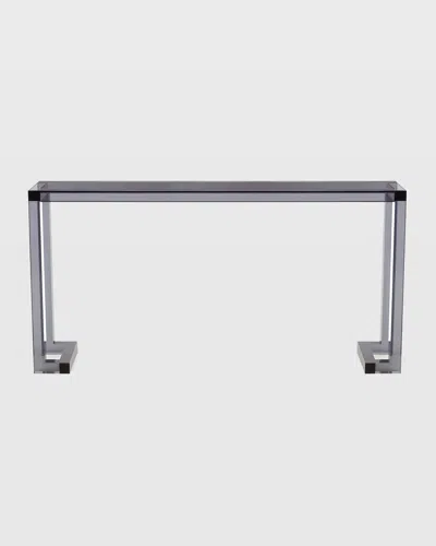 Interlude Home Calissa Noire Acrylic Console In Black