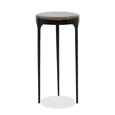 Interlude Home Camilla Drink Table In Brown