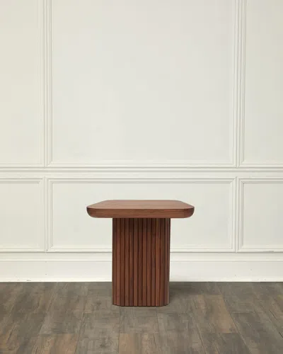 Interlude Home Carabelle Side Table, Walnut