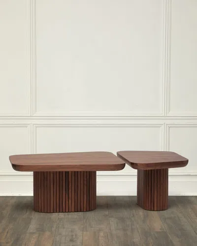 Interlude Home Carrabelle Bunching Cocktail Tables, Set Of 2