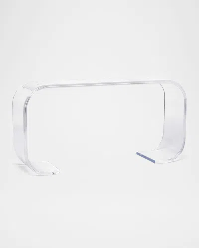 Interlude Home Chelsea Console Table In White