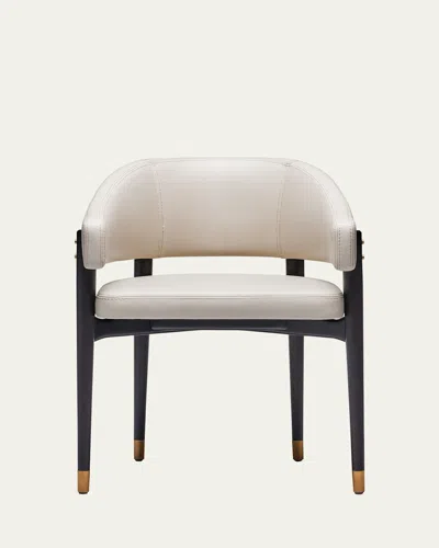 Interlude Home Cheshire Dining Chair In Brown