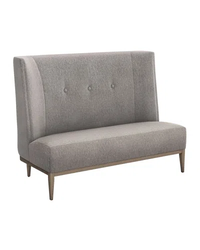 Interlude Home Chloe Banquette In Gray