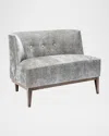 Interlude Home Chloe Chair In Gray