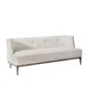 Interlude Home Chloe Sofa 80.5" In White