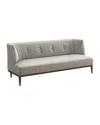 Interlude Home Chloe Sofa 80.5" In Gray