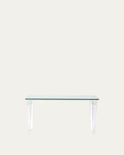 INTERLUDE HOME CHRISTELLE ACRYLIC CONSOLE TABLE
