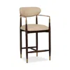 Interlude Home Cidra Counter Stool In Brown