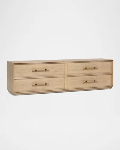 Interlude Home Clement 4-drawer Chest In Taupe